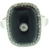 OR GRIS ONYX ET DIAMANTS