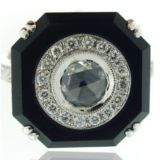 OR GRIS ONYX ET DIAMANTS