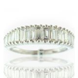 OR GRIS EMERAUDES ET DIAMANTS