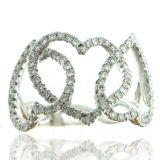 OR GRIS TSAVORITES ET DIAMANTS