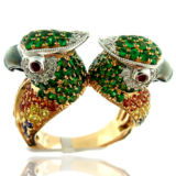 TWO PARROTS Ring